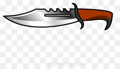 How To Draw A Knife U2013 Pop Path - Bowie Knife Clipart Png,Knife Emoji Png