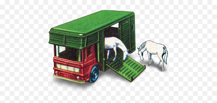 Horse Box With Two Horses Icon - 1960s Matchbox Cars Icons Horse Png,Horses Png