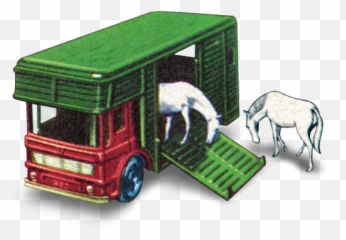 Horse Box With Two Horses Icon - 1960s Matchbox Cars Icons png