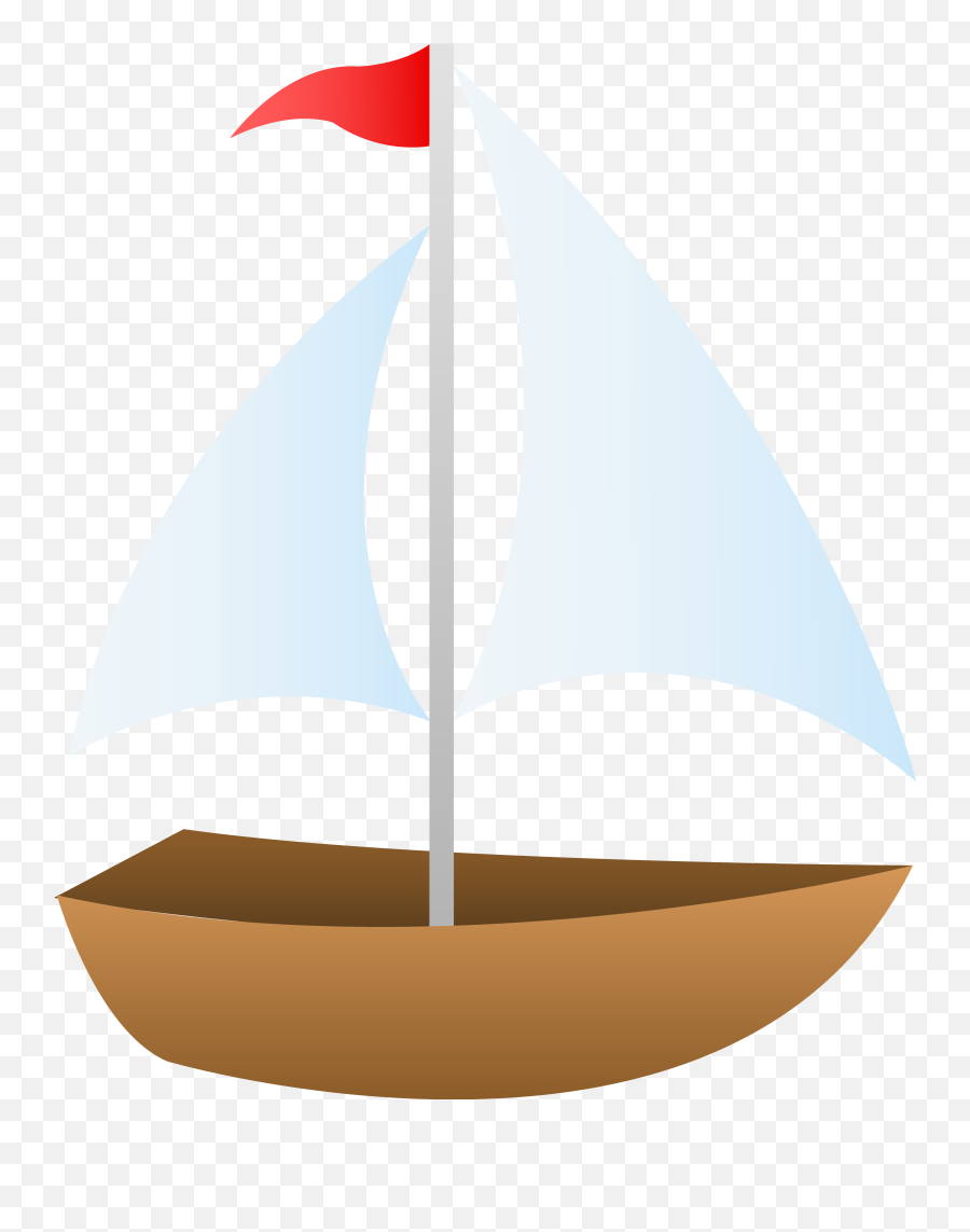 Sailboat Clipart Png - Simple Sailboat Drawing,Boat Png