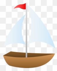 Sailboat Clipart Png - Simple Sailboat Drawing,Boat Png