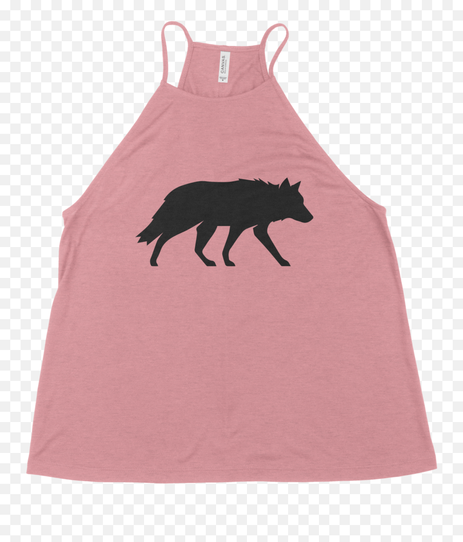 Win Well - Wolf Logo Tank Pink Coyote Png,Wolf Logo
