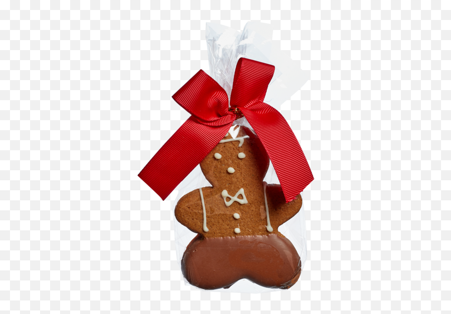 Milk Chocolate Dipped Gingerbread Man Cookies - Christmas Decoration Png,Gingerbread Man Png