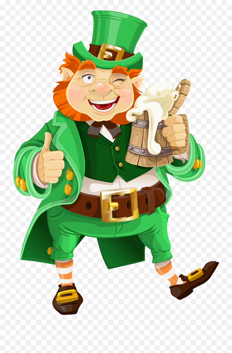 Download Art Food Patrick Beer Saint Leprechaun Day Hq Png - Leprechaun St Day Png,Drunk Png