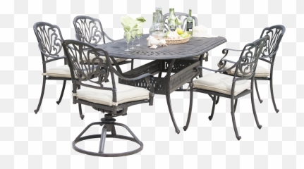 Patio Table Png File - Garden Table Set Png,Outdoor Table Png