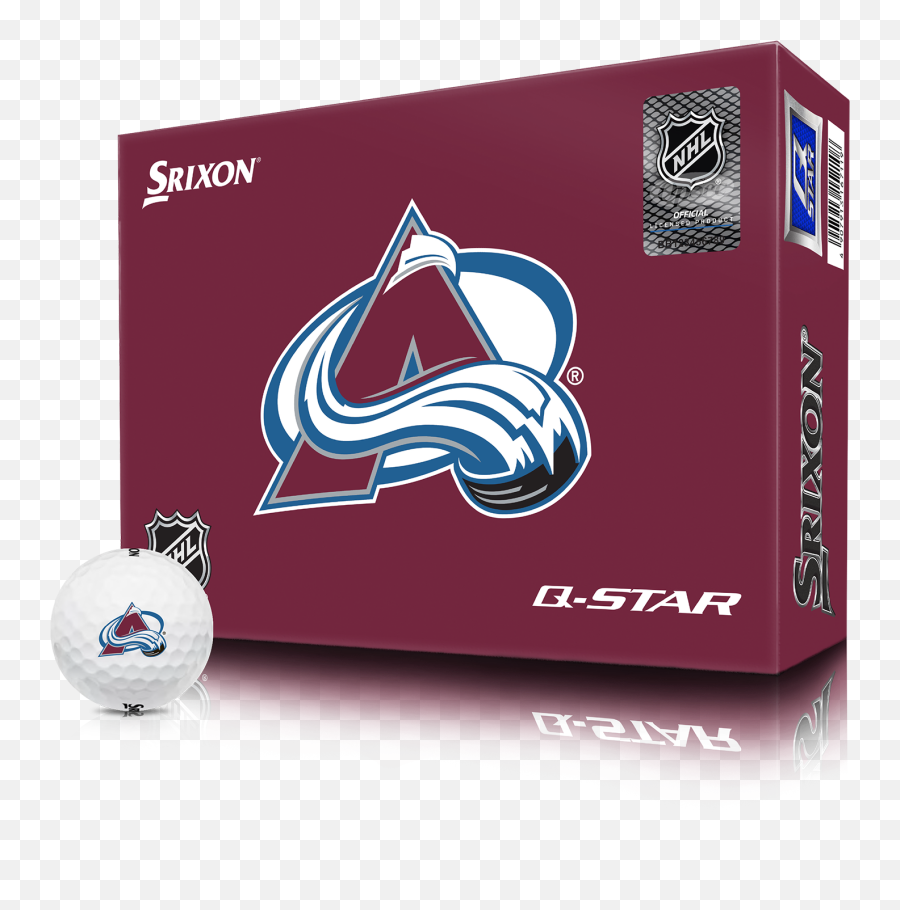 Q - Star 5 Nhl Logo Golf Balls Colorado Avalanche Edmonton Oilers Vs Colorado Avalanche Png,Golf Ball Png