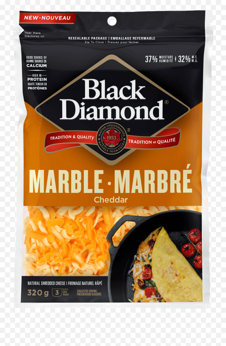 Discover Our Marble Cheddar Shredded - Black Diamond Marble Cheese Png,Shredded Cheese Png