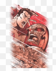 Download Superman Supes Vs Darkseid Men - Fictional Character Png,Darkseid Png