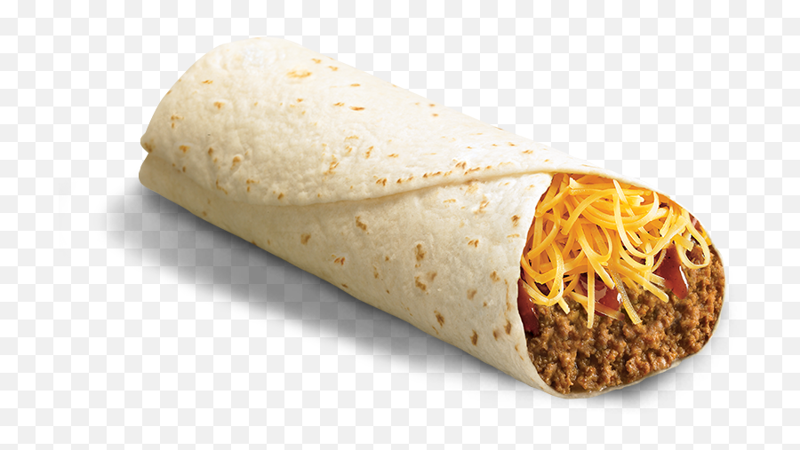 Del Taco - Beef And Cheese Soft Taco Png,Chipotle Burrito Png
