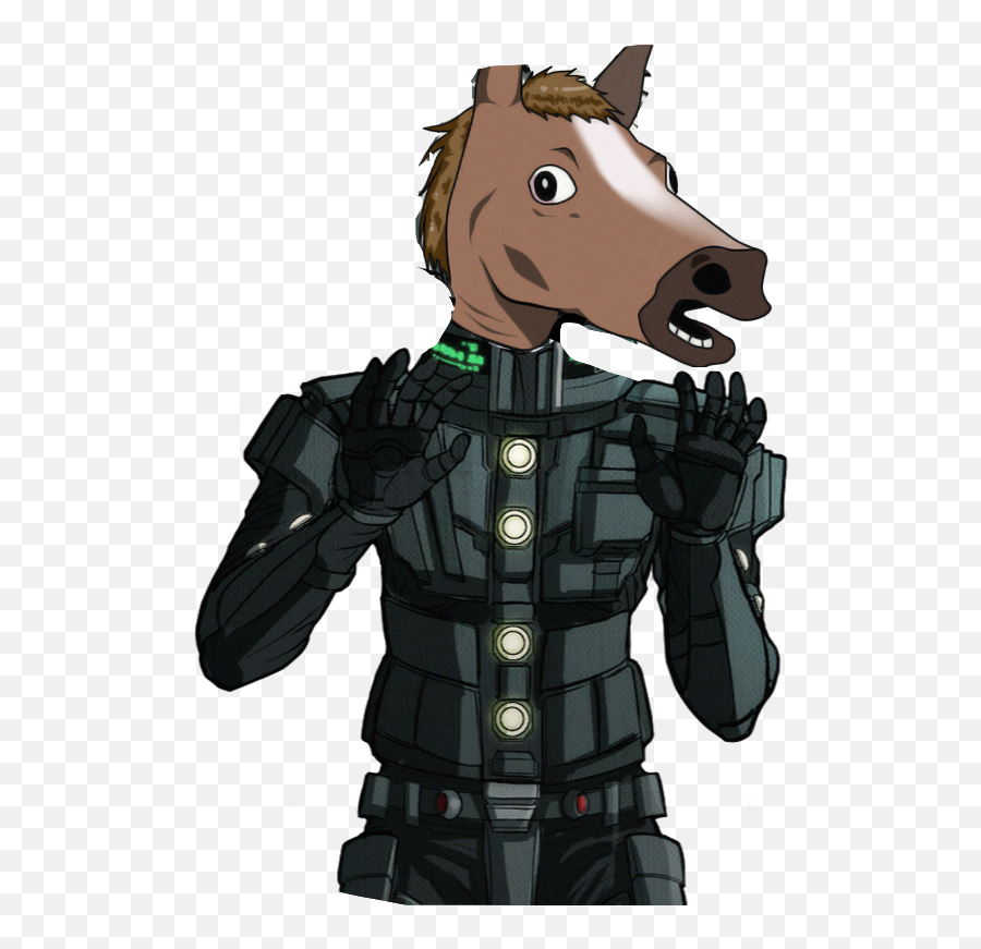 Im Sorry Kiibo With Horse Mask Original Made By - Kiibo Danganronpa Sprites Png,Horse Mask Png