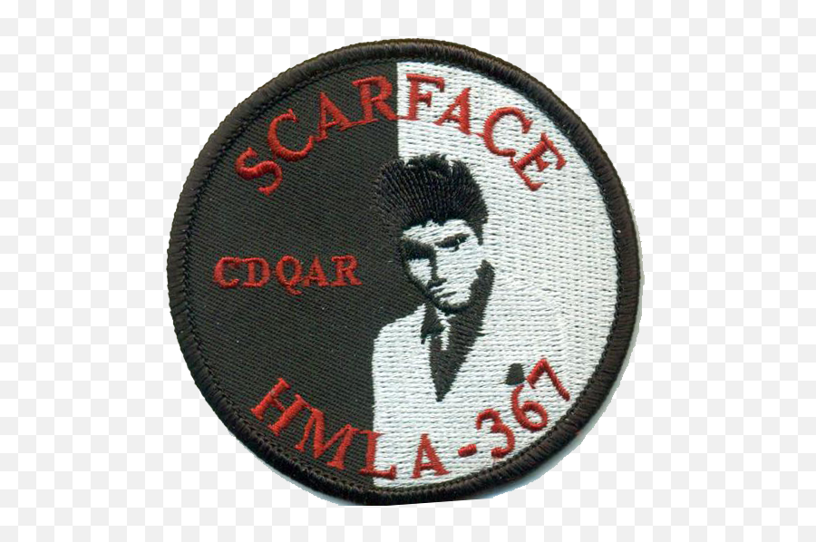 Hmla - 367 Scarface Flightline Qualification Patches Scarface Patch Png,Scareface Logo