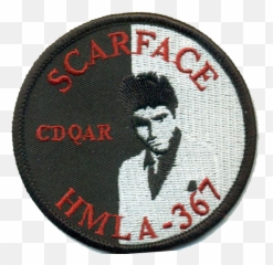 Hmla - 367 Scarface Flightline Qualification Patches Scarface Patch Png,Scareface Logo