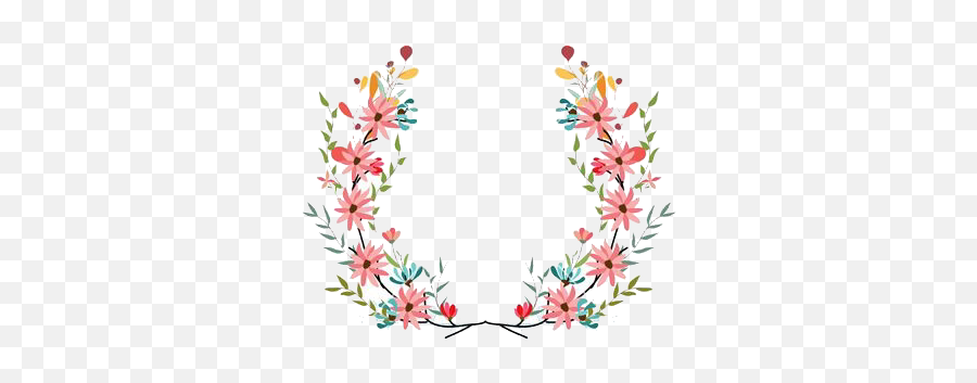 Pin De Siti Idayu Em Gift Cards Estampas Frame Floral Jarros - Flower Crown Png Draw,Transparent Flower Border Tumblr