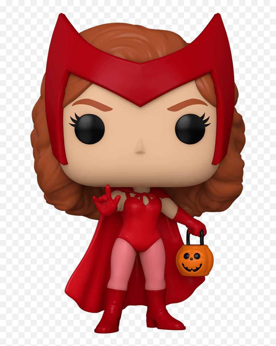 Halloween Wanda Maximoff 715 Wandavision Marvel Pop Vinyl Free Shipping Over 20 Hmv Store - Wanda Halloween Funko Pop Png,Wanda Maximoff Png