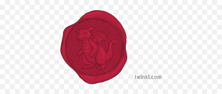 Oops Dragon Wax Seal Letter Paper Christmas Ks2 Illustration - Dragon Png,Wax Seal Png