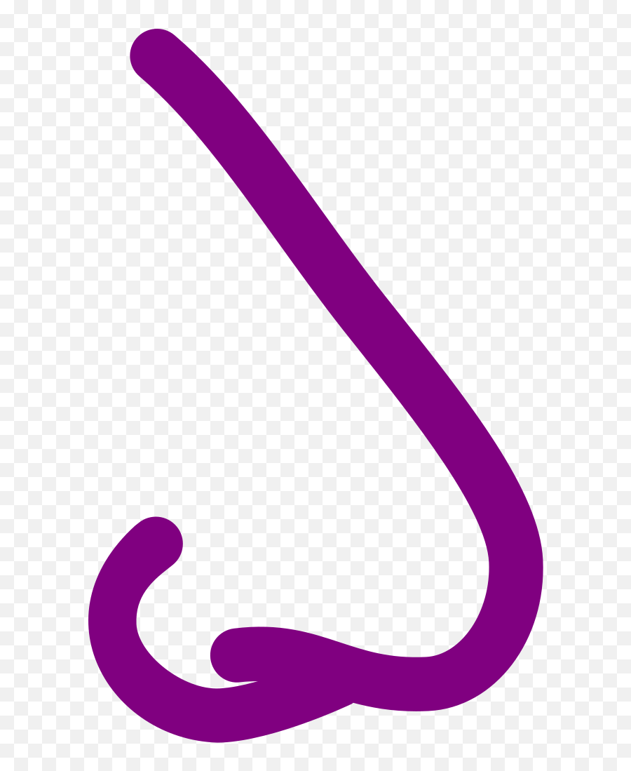 Filenose Noun 42647 Cc Purplesvg - Wikimedia Commons Purple Nose Png,Nose Png