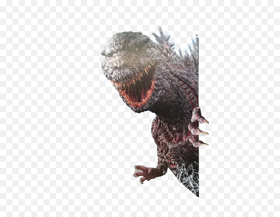 Download Hd Transparent Shingoji Peeking Around The Corner - Godzilla Wallpaper Hd Png,Peeking Png
