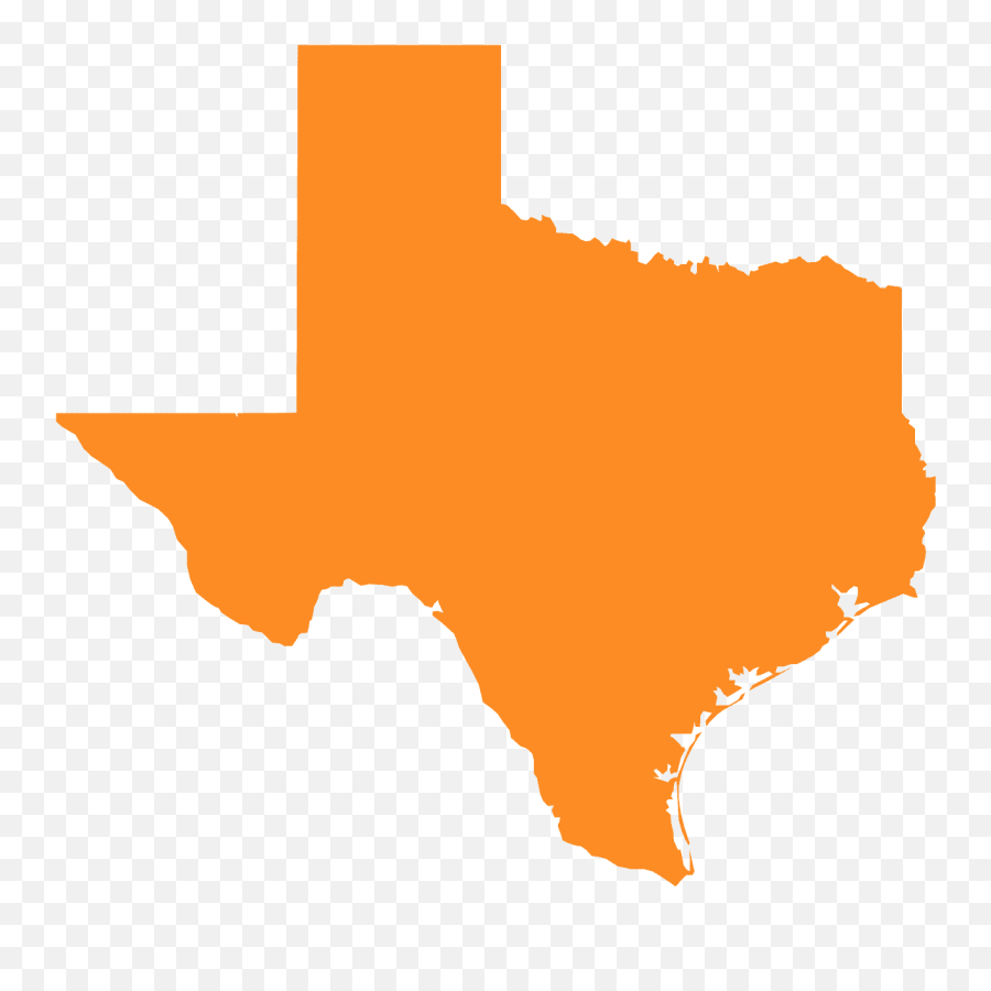 Texas Map Silhouette - Texas Map Silhouette Png,Texas Silhouette Png
