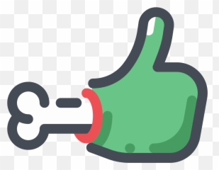 Zombie Hand Thumbs Up Icon - Clip Art Png,Zombie Hands Png