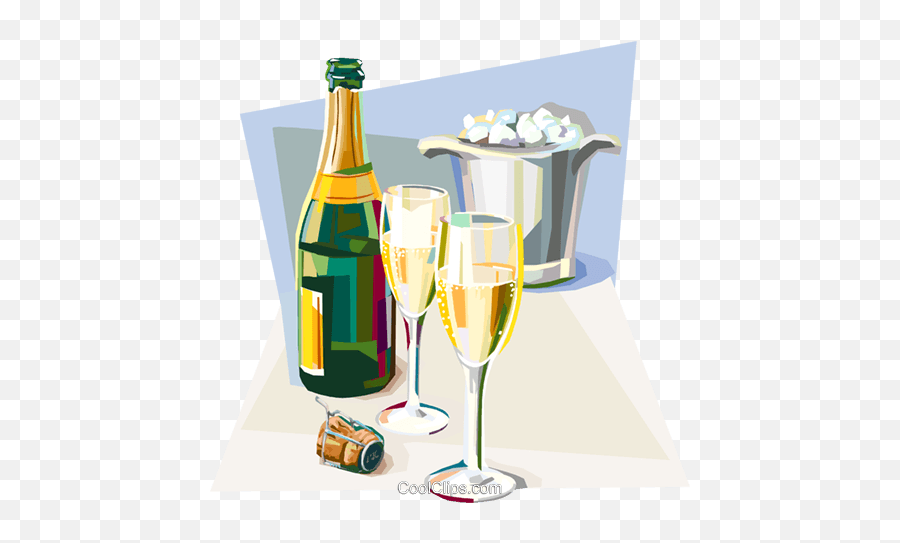 French Champagne Celebration Royalty Free Vector Clip Art - Celebration Champagne Clipart Png,Champagne Png