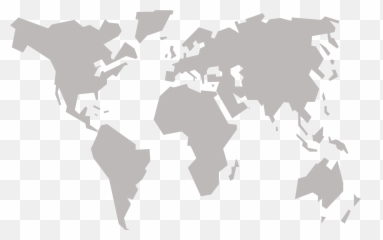 Man Licensees - World Map Black And White png