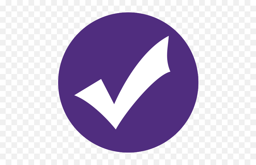 Rental Info - Purple Check Mark In Circle Png,Rental Icon