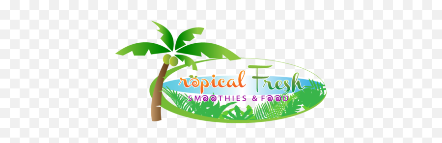 Modern Fresh And Healthy Logo For A Smoothie Place By - Natural Foods Png,Modern Palm Tree Icon
