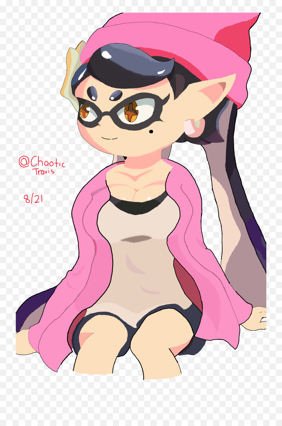 Callie In Her Casual Outfit Redraw By Choatictravis - Fictional Character Png,Callie Splatoon Icon