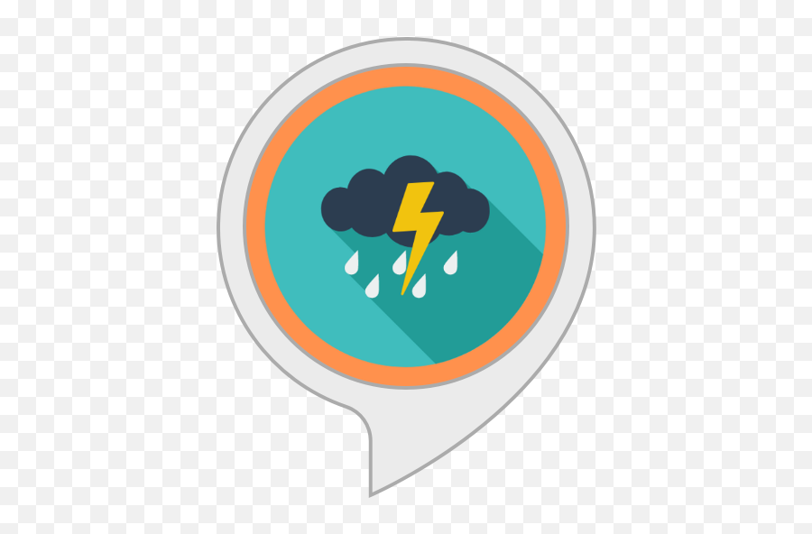 Amazoncom Stormy Weather Alexa Skills - Storm Flat Icon Png,Stormy Weather Icon