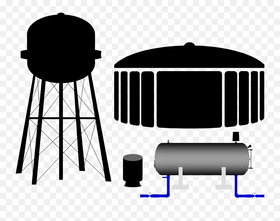 Water Tower Png - Illustration,Water Tower Png