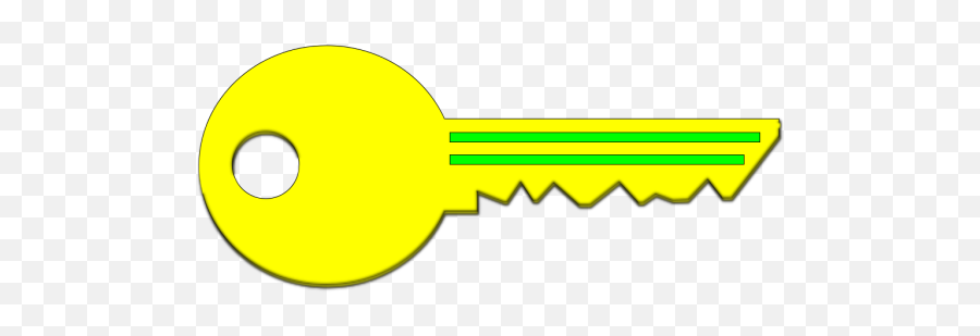 Yellow Key Png Svg Clip Art For Web - Download Clip Art,Antique Key Icon