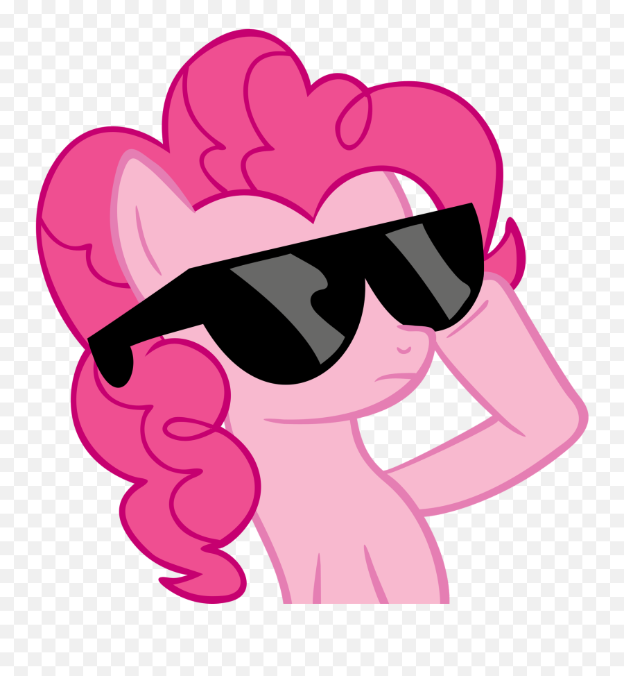 Pinkie Pie Wearing Googles - My Little Pony Funny Png,Mlg Glasses Transparent