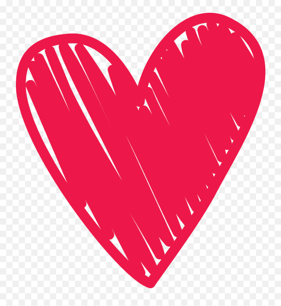 Hearts Clipart Scribble - Scribble Heart Clipart Png,Scribble Heart Png