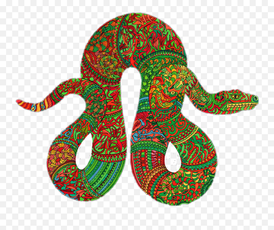 Download Trippy Psychedelic Snake Snakes Reptiles Reptile - Trippy Snake Png,Reptiles Png
