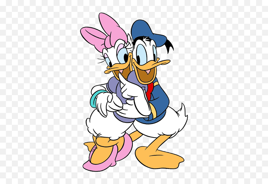 Donald Duck Clipart Daisy - Daisy Duck And Donald Png,Donald Duck Transparent