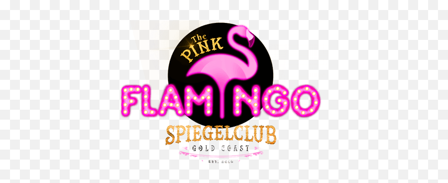 Burlesque Show Cabaret Broadbeach - Graphic Design Png,Flamingo Logo