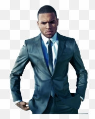 Chris Brown Fortune - Chris Brown In A Suit Png,Chris Brown Png