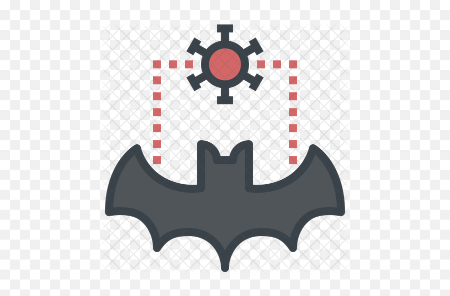 Bat Icon Of Colored Outline Style - Franchise Icon Png,Bat Symbol Png