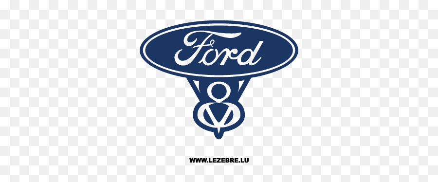 Ford V8 Logos - Ford V8 Logo Png,Ford Logo Vector
