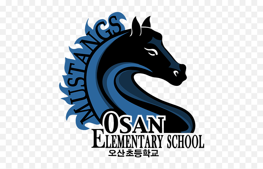 Osan Esosan Elementary School Home - Osan Elementary School Png,Mustang Mascot Logo