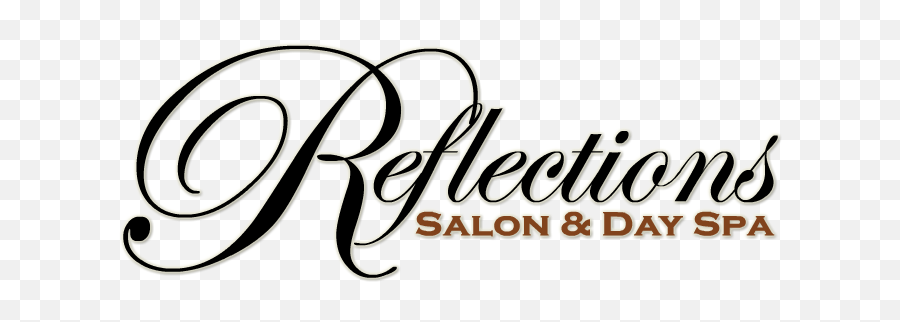 Reflections Salon U0026 Day Spa Home Page - 810 2259791 Calligraphy Png,Spa Logo