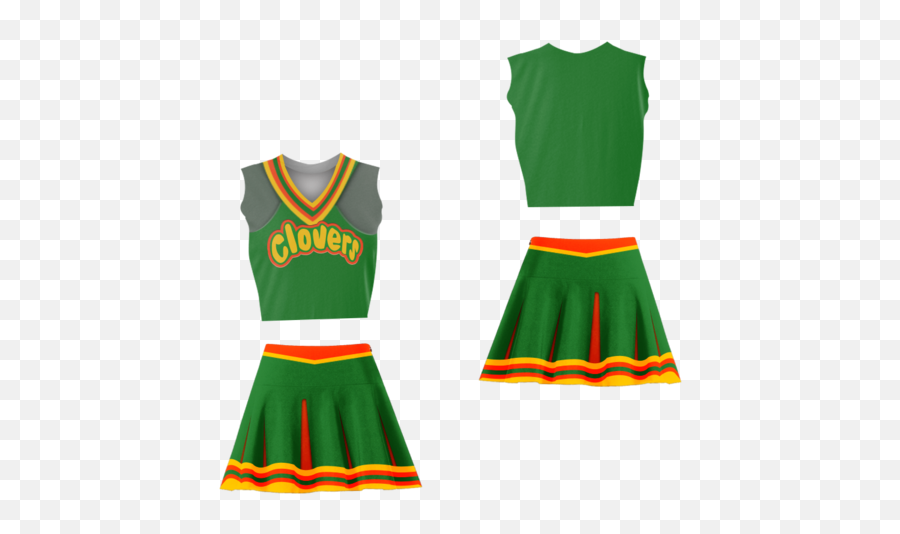 East Compton Clovers Cheerleader Uniform Bring It - Monster High Cheerleader Costume Png,Cheerleader Png