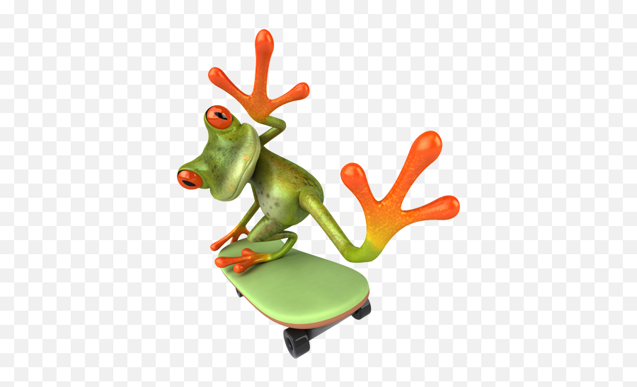 Skateboard - Crazyfrog Crazy Frog Embroidery U0026 Print 3d Illustration Frog Png,Crazy Frog Png