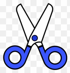 Transparent Scissors Clipart - Safety png
