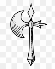 Axe - Traceable Heraldic Art Coat Of Arms png