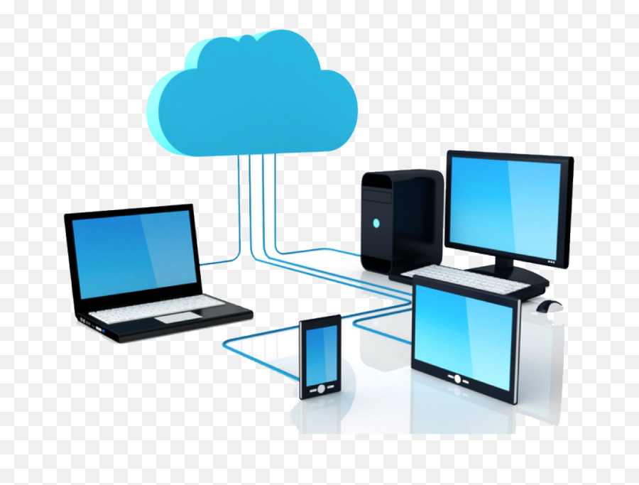 Cloud Computing Transparent Png - Cloud Computing Icon Png,Computer Transparent Background