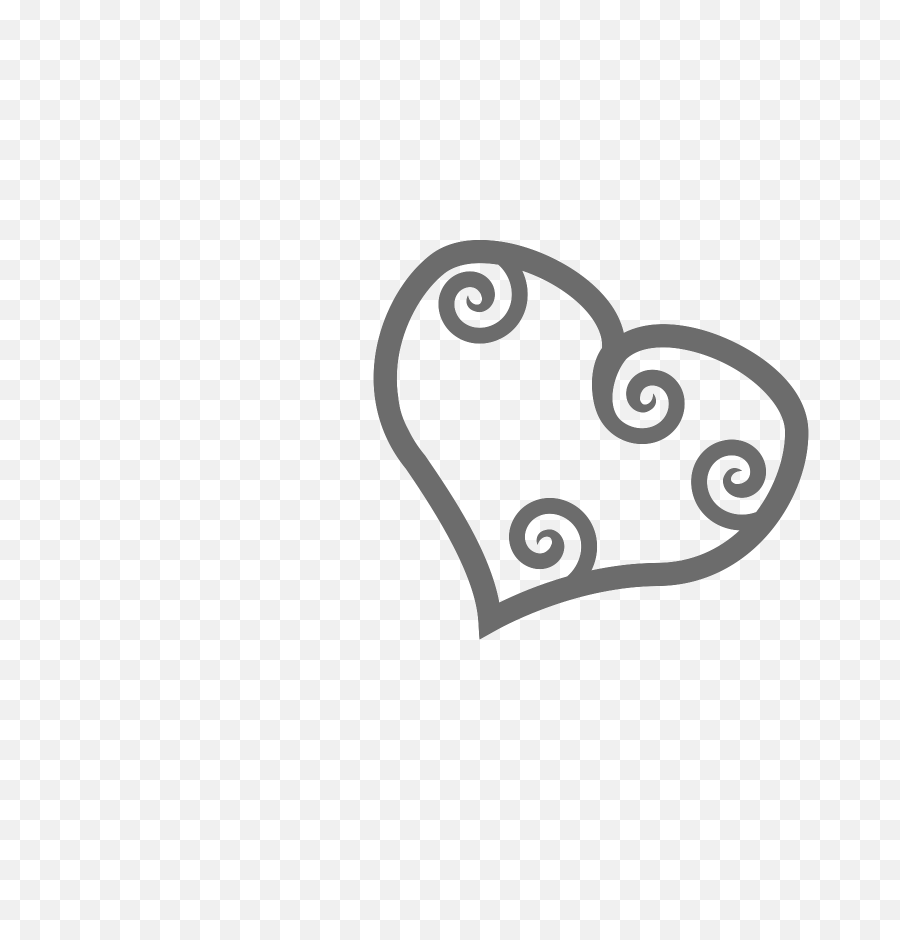 Scrollwork Heart Png - Animal Easy Maori Patterns,Scrollwork Png