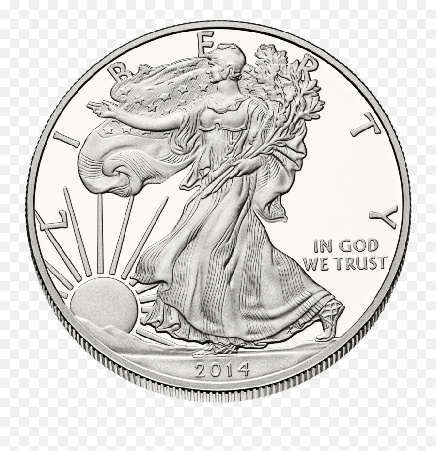 American Silver Eagle - American Eagle Silver Dollar Png,American Eagle Png