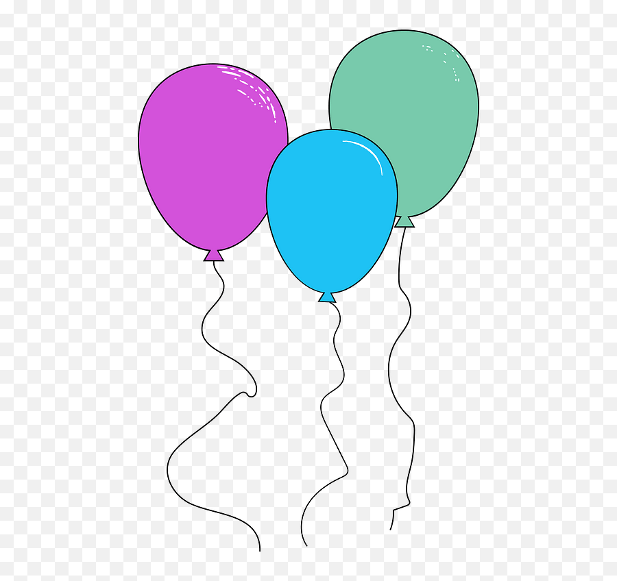 Colorful Balloons Clipart Free Download Transparent Png - Globos Png,Balloons Clipart Transparent