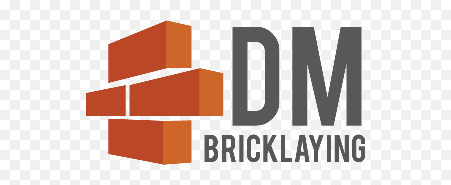 Masculine Bold It Company Logo Design For Dm Bricklaying - Vertical Png,Dm Logo